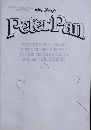 Cover for Walt Disney's Peter Pan