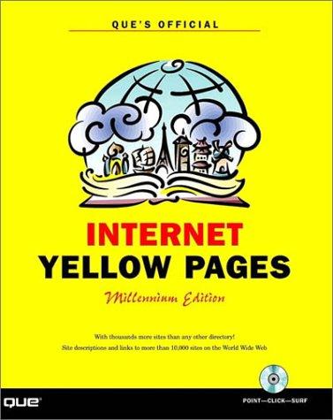 Cover for Que's Official Internet Yellow Pages