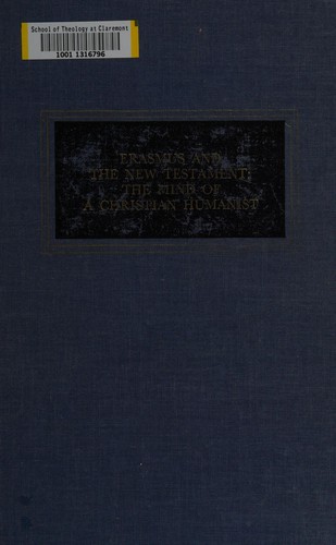 Cover for Erasmus and the New Testament