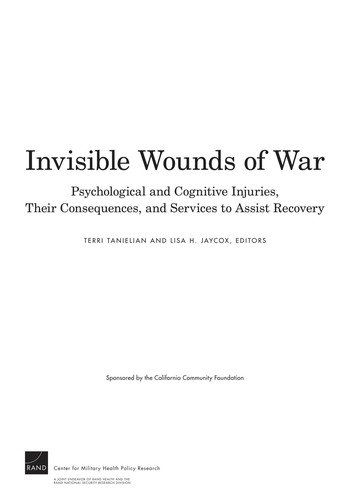 Cover for Invisible wounds of war