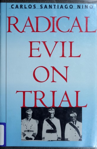 Cover for Radical evil on trial