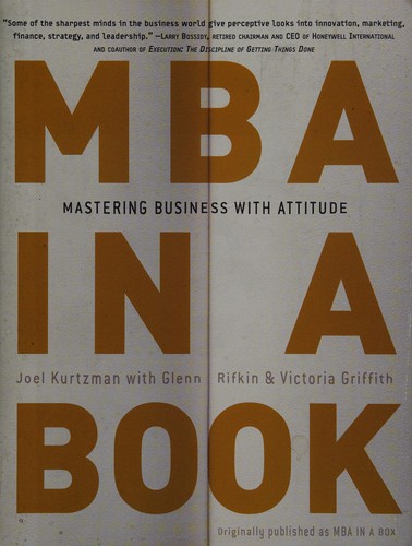 Cover for MBA in a Book