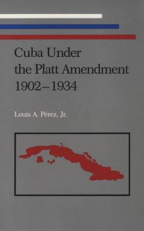 Cover for Cuba Under the Platt Amendment, 1902-1934 (Pitt Latin American Series)