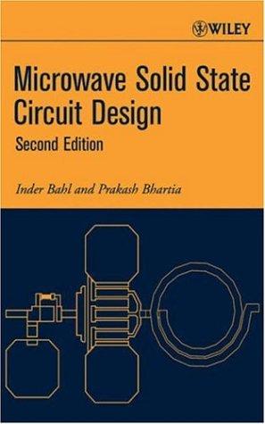 Cover for Microwave Solid State Circuit Design