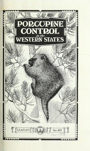 Cover for Porcupine control in the western states