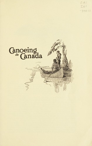 Cover for CANOEING IN CANADA