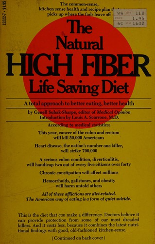 Cover for the Natural High-Fiber Life Saving Diet