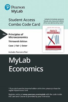 Cover for MyLab for Principles of Economics -- Combo Access Card