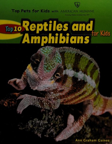 Cover for Top 10 reptiles and amphibians for kids