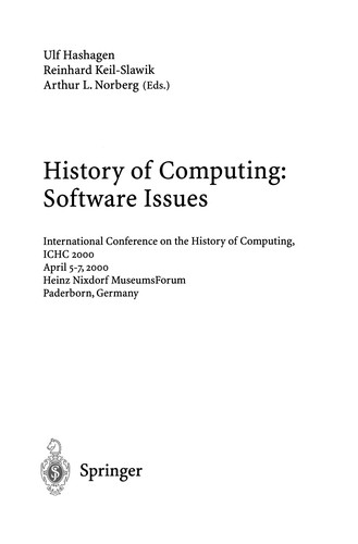 Cover for History of computing
