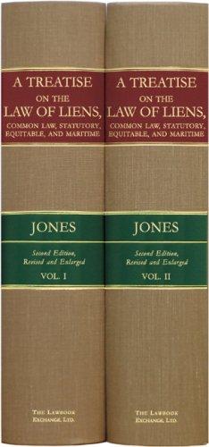 Cover for A treatise on the law of liens, common law, statutory, equitable and maritime