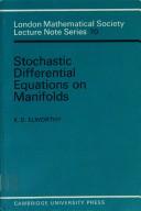Cover for Stochastic differential equations on manifolds