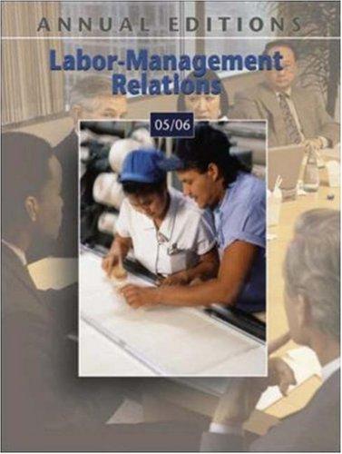 Cover for Annual Editions: Labor-Management Relations 05/06 (Annual Editions: Labor-Management Relations)