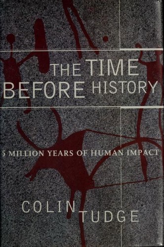 Cover for The time before history