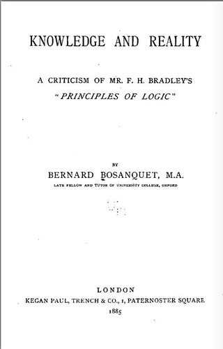 Cover for Knowledge and reality