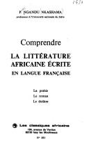 Cover for La Littérature africaine écrite en langue française