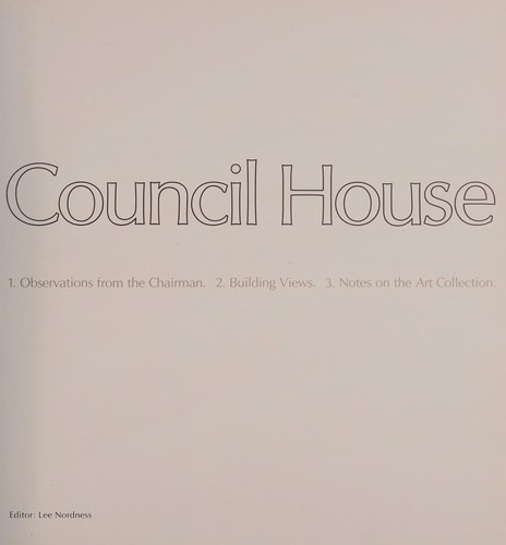 Cover for The Council House