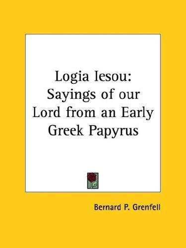 Cover for Logia Iesou