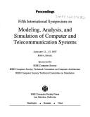Cover for Fifth International Symposium on Modeling, Analysis, and Simulation of Computer and Telecommunication Systems, January 12-15, 1997, Haifa, Israel.