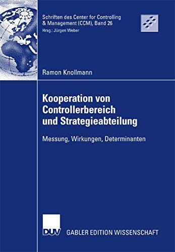 Cover for Kooperation von Controllerbereich und Strategieabteilung