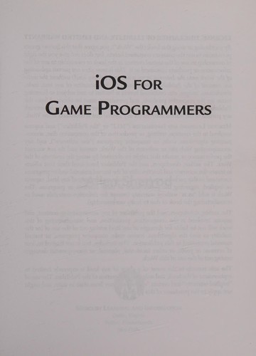 Cover for IOS for Game Programmers