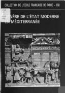 Cover for Genèse de l'Etat moderne en Méditerranée
