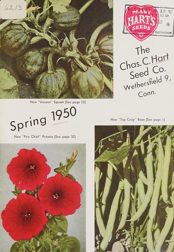 Cover for Plant Hart's seeds, spring 1950