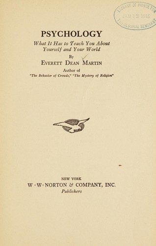 Cover for Psychology