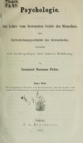 Cover for Psychologie