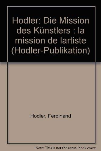 Cover for Hodler