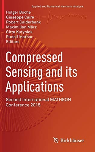 Cover for Compressed Sensing and its Applications