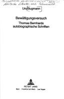 Cover for Bewältigungsversuch