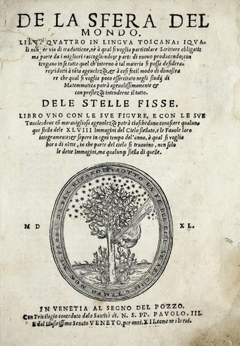 Cover for De la sfera del mondo