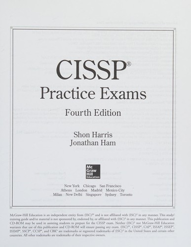 Cover for CISSP Practice Exams