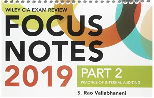 Cover for Wiley CIA Exam Review 2019 Focus Notes, Part 2