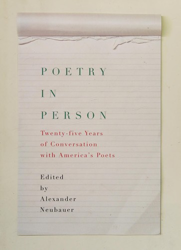 Cover for Poetry in person