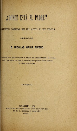 Cover for ?Dónde está el padre?