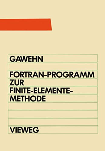 Cover for FortranIV/77-Programm zur Finite-Elemente-Methode