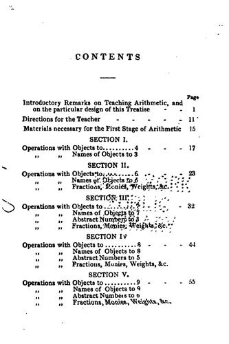 Cover for First Stage of Arithmetic: Arithmetic for Young Children. Being a Series of Exercises ...