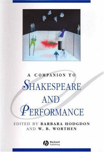 Cover for A companion to Shakespeare and performance