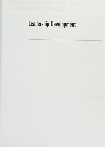Cover for Management Development