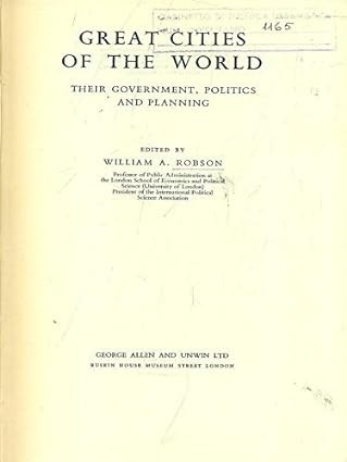 Cover for Great cities of the world
