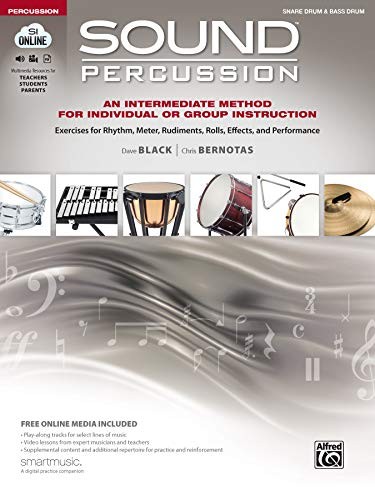 Cover for Sound Percussion--An Intermediate Method for Individual or Group Instruction