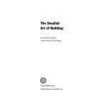 Cover for The Swedish art of building