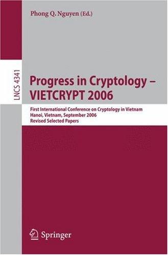 Cover for Progress in Cryptology - VIETCRYPT 2006