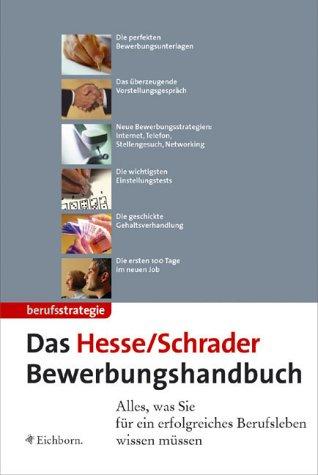 Cover for Das Hesse/Schrader Bewerbungshandbuch