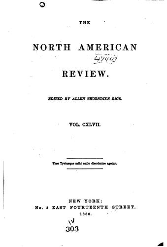 Cover for The North American Review