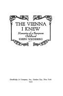 Cover for The Vienna I knew