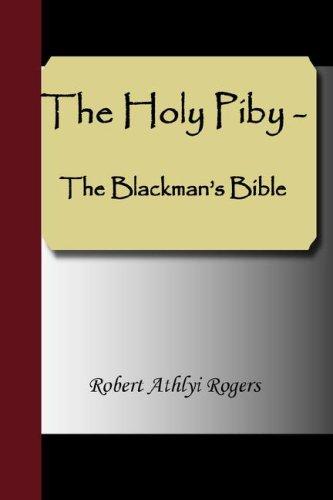Cover for The Holy Piby - The Blackman's Bible