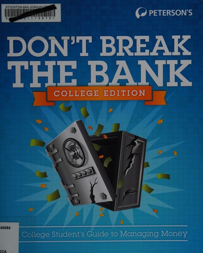 Cover for Don't break the bank